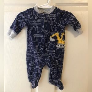 Carter’s 3 month tractor zip footed sleeper